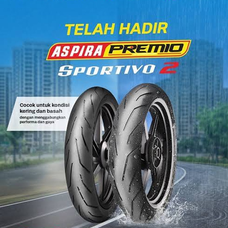 Ban Aspira Premio Sportivo 2 SP2 130/70-12 Ring 12 Tubeless