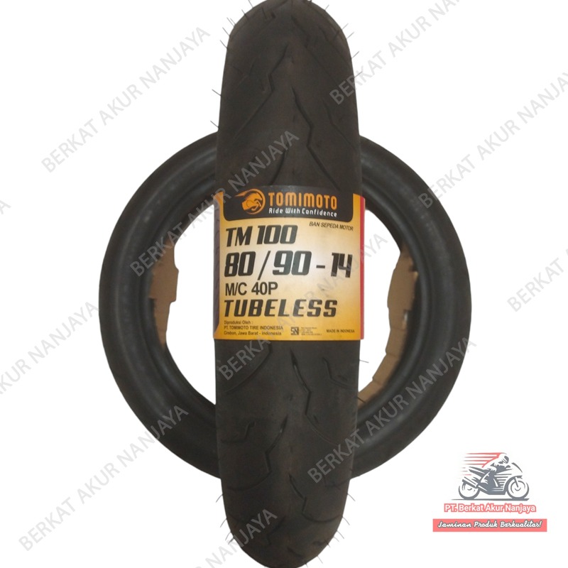 Ban Tomimoto TM100 80/90-14, 90/90-14, 90/80-14, 100/80-14 TUBELESS