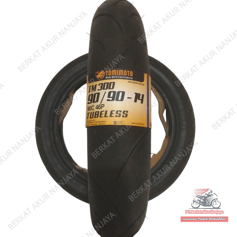 Ban Tomimoto TM300 80/90-14, 90/90-14, 90/80-14, 100/80-14 TUBELESS motor matic beat mio vario