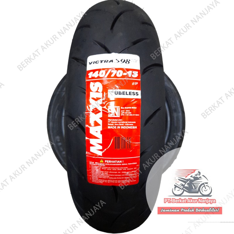 Ban Maxxis Victra 110/70-13, 120/70-13, 130/70-13, 140/70-13 TUBELESS