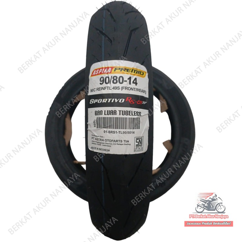 Aspira Premio Sportivo RS01 90/80-14 Soft Compound