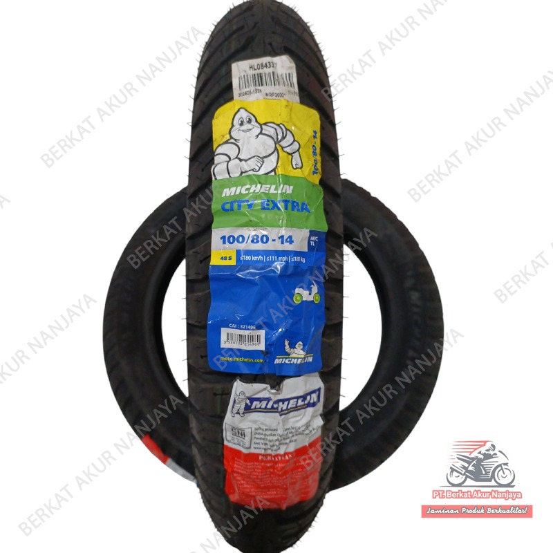 MICHELIN CITY EXTRA TUBELESS 80/90-14 90/90-14 100/80-14 110/80-14