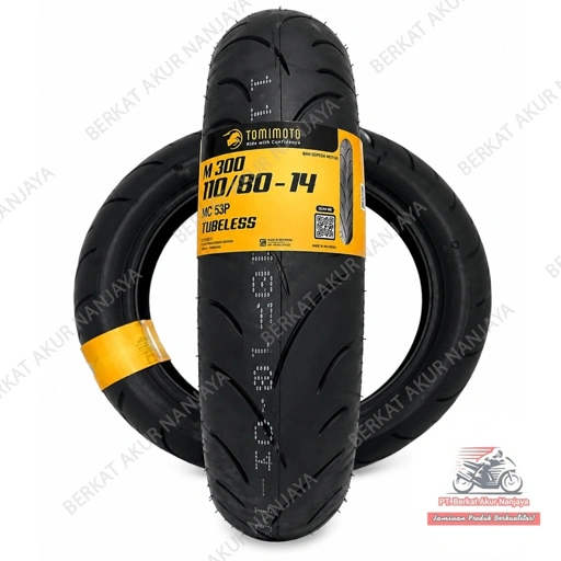 TOMIMOTO Ban Motor TM300 Tubeless Untuk Aerox 110/80-14 140/70-14