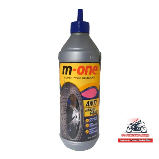 M-ONE Cairan Anti Ban Bocor - Anti Ranjau Paku 350 ml RACE Cairan anti bocor ban motor 350ml