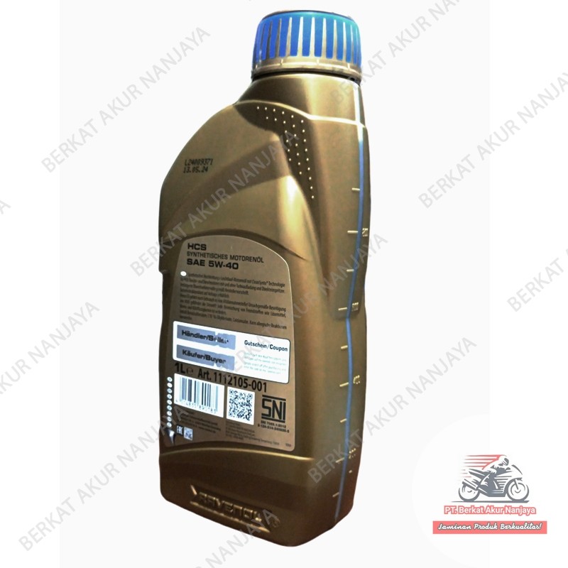 Ravenol Oli HCS 5W - 40 (1 Liter) Made In Germany
