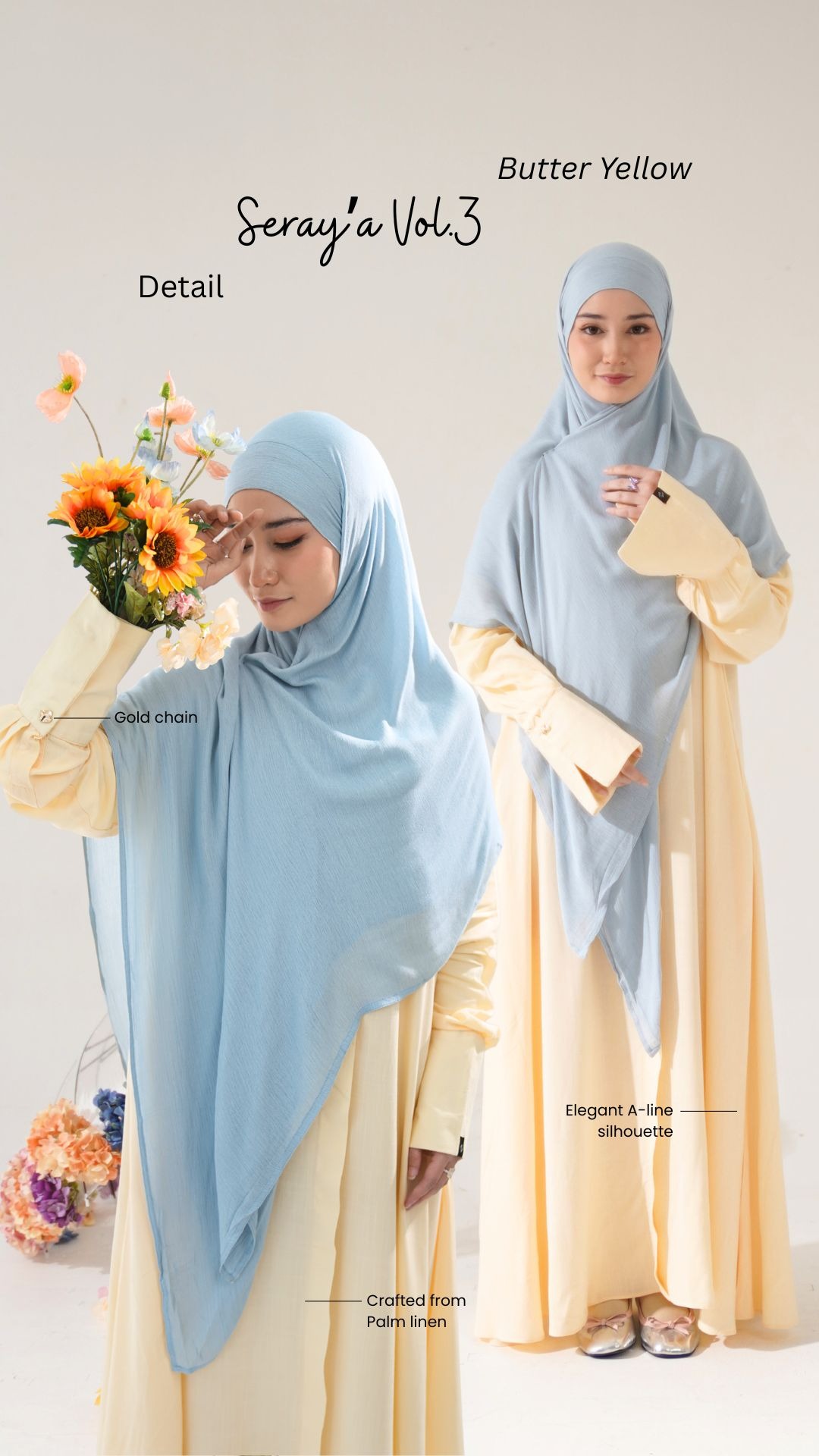 Seraya Vol 3 Dress Only - Butter Yellow