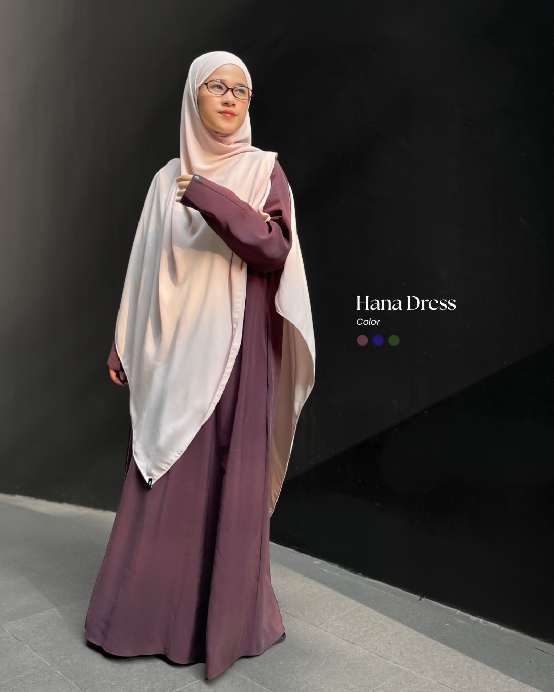 Hana Dress Mahogany - Material Cupro