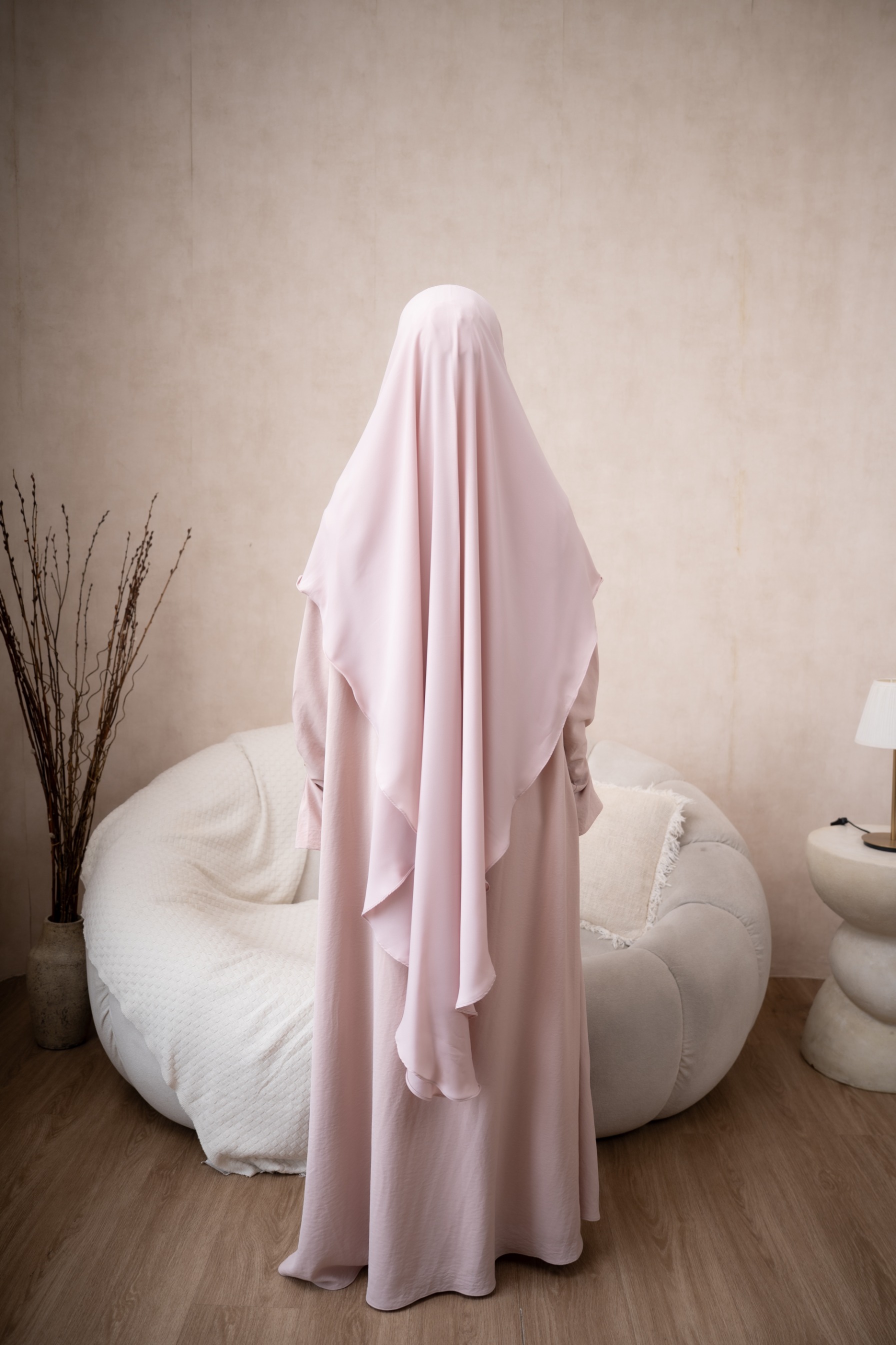 Naeema Dusty Pink Dress Only -  Anti UV