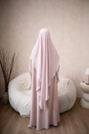 Naeema Dusty Pink Dress Only - Anti UV