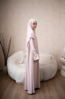 Naeema Dusty Pink Dress Only - Anti UV