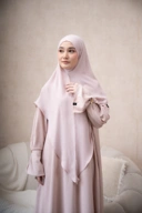 Naeema Dusty Pink Dress Only - Anti UV