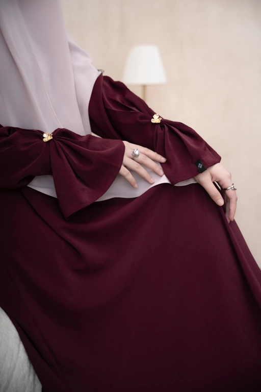 Image of Naemaa Dress Only Wine Berry - Anti UV