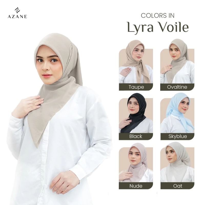 Lyra Voal - Segi Empat Bahan Voal