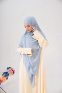 Thaleea French Square - Ash Blue