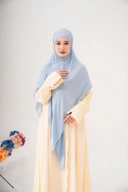 Thaleea French Square - Ash Blue