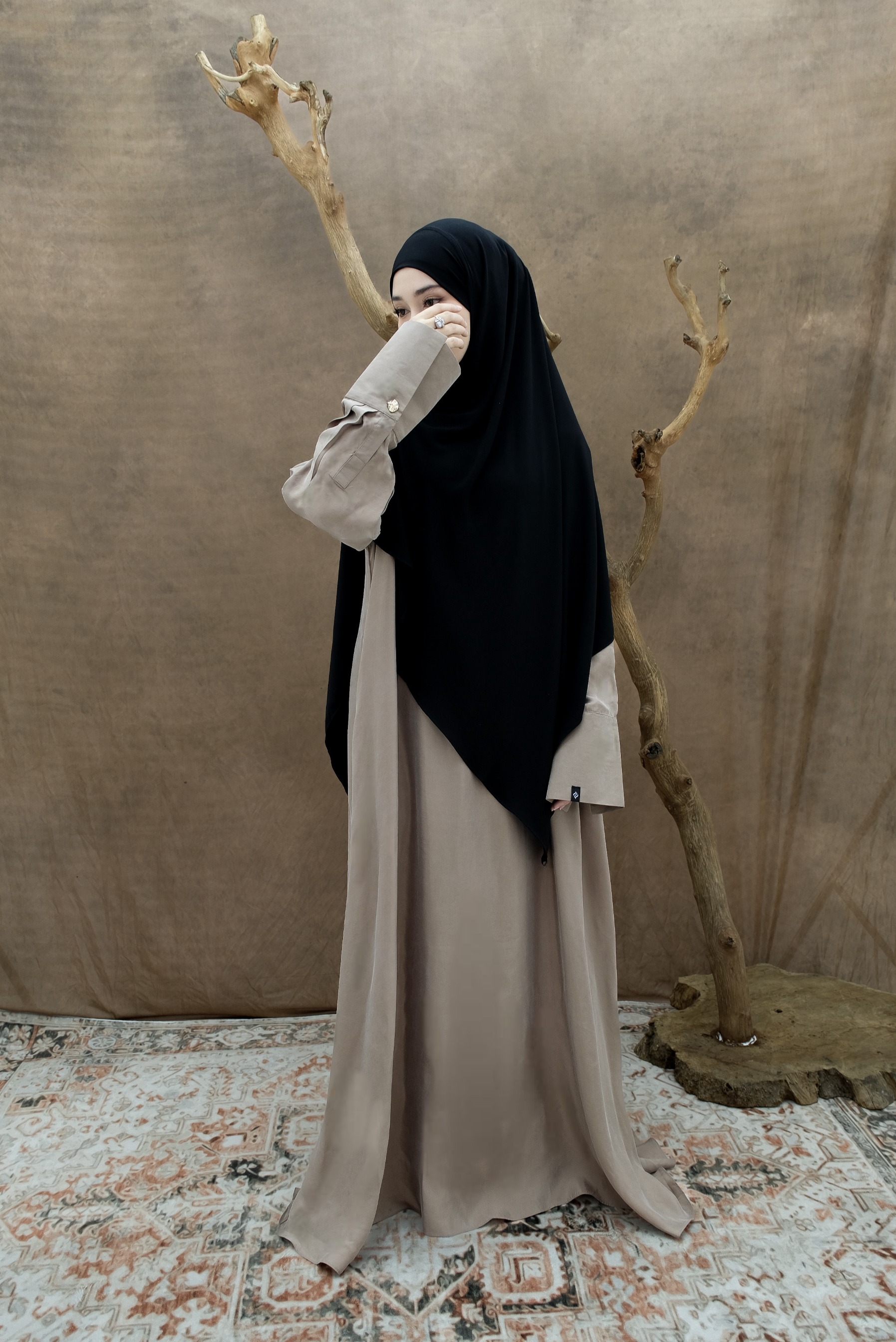 Seraya Dress Sand - Anti UV
