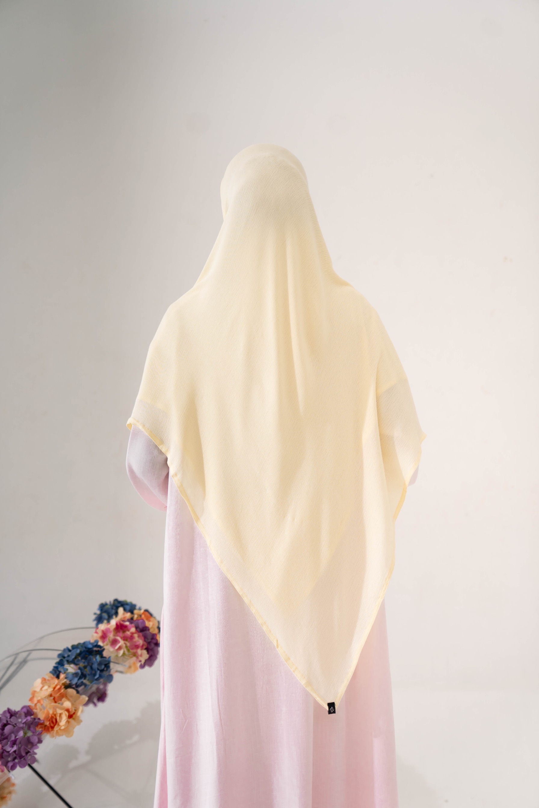 Thaleea French Square - Butter Yellow