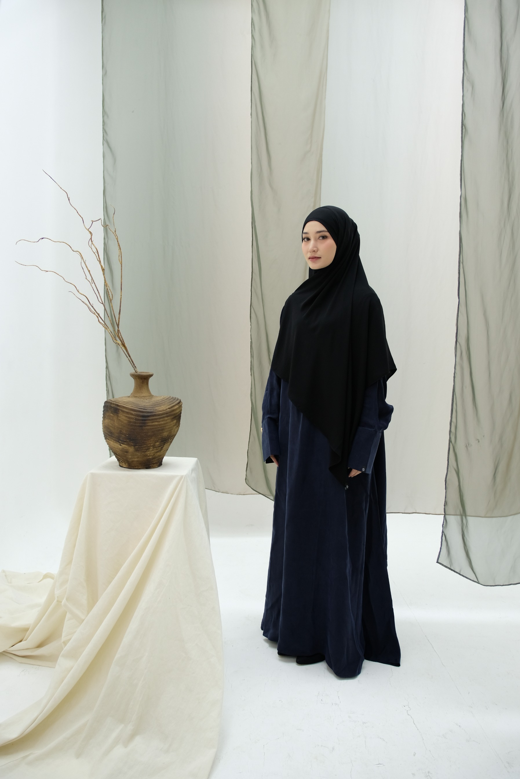 Seraya Dress Navy - Anti UV