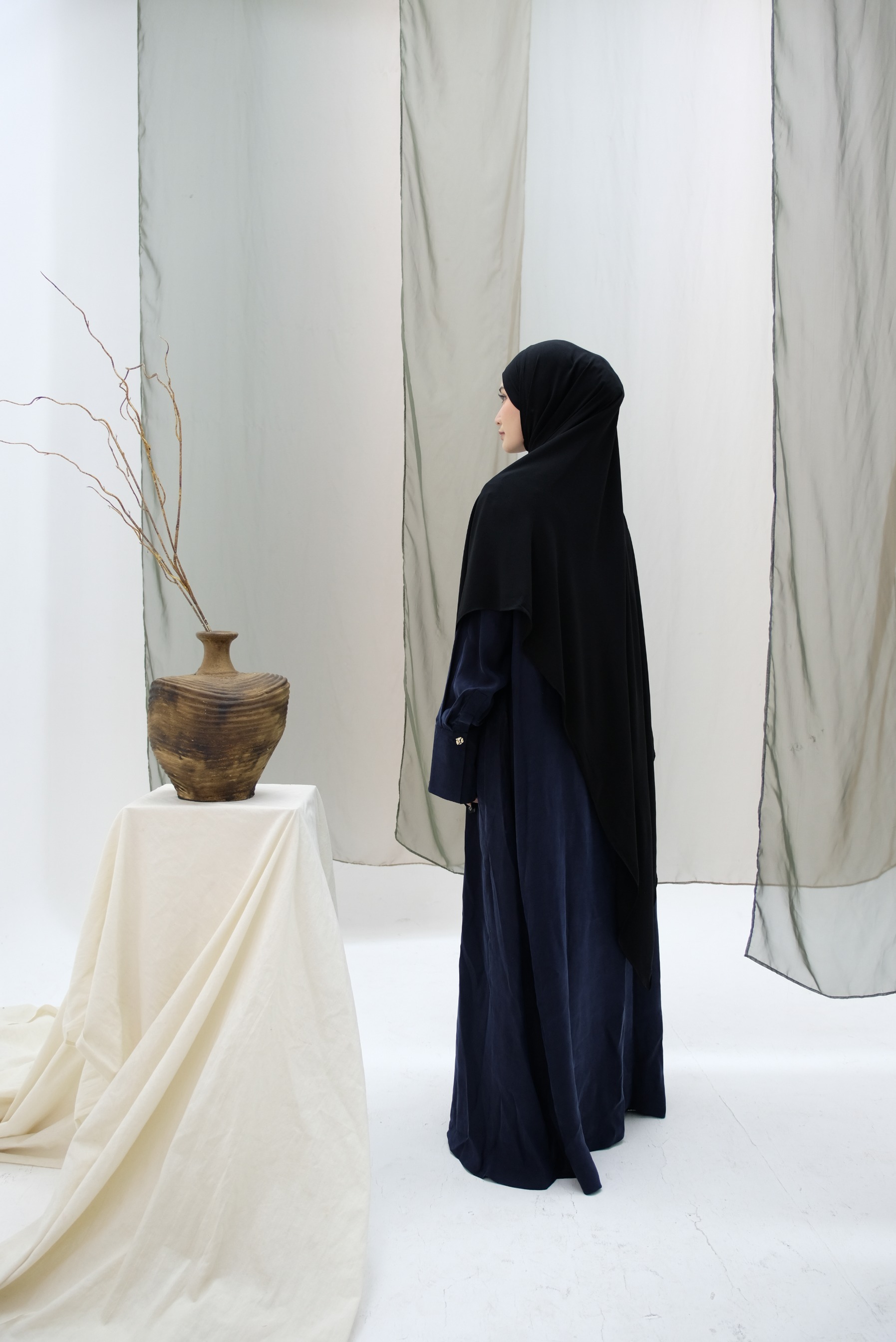 Seraya Dress Navy - Anti UV