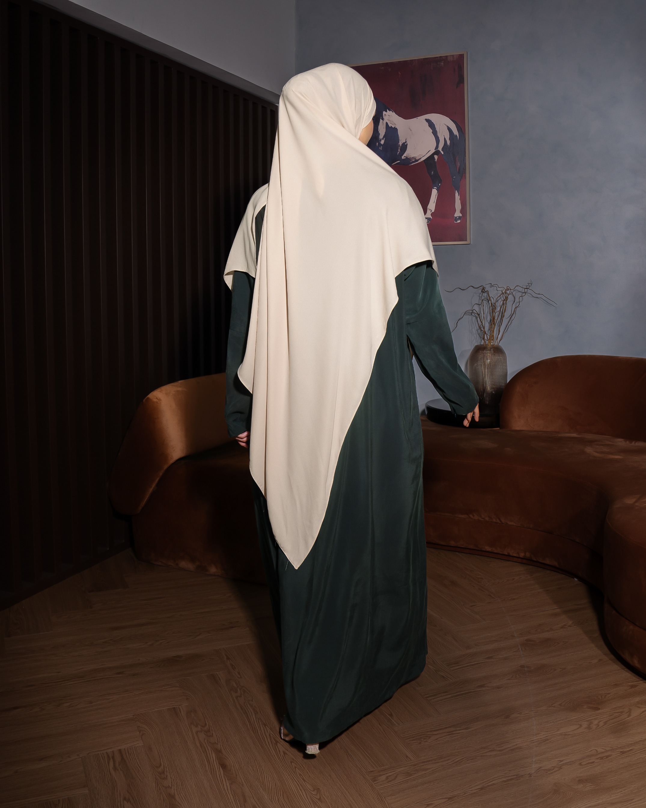 Hana Dress Forest Green- Material Cupro