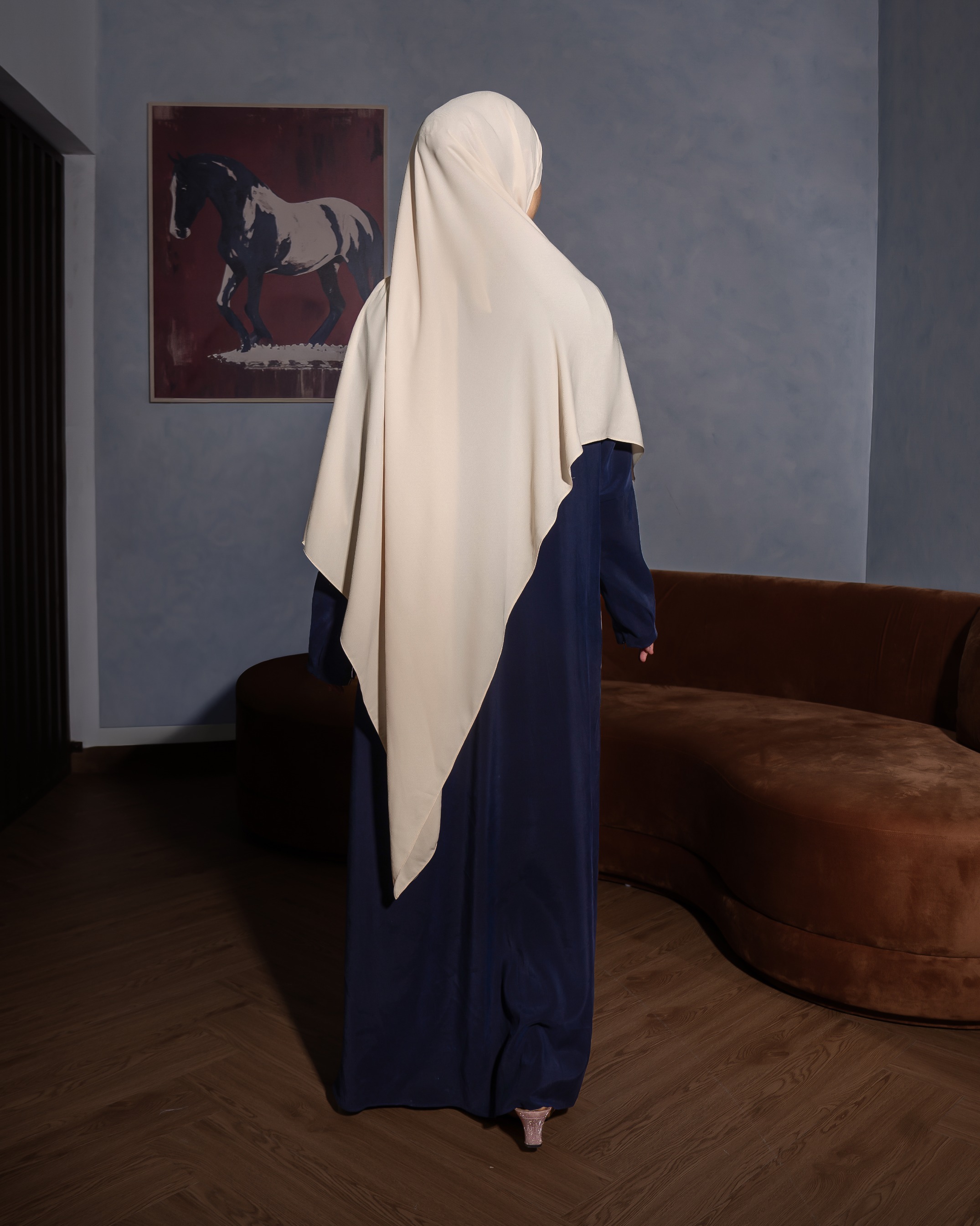 Hana Dress Navy - Material Cupro