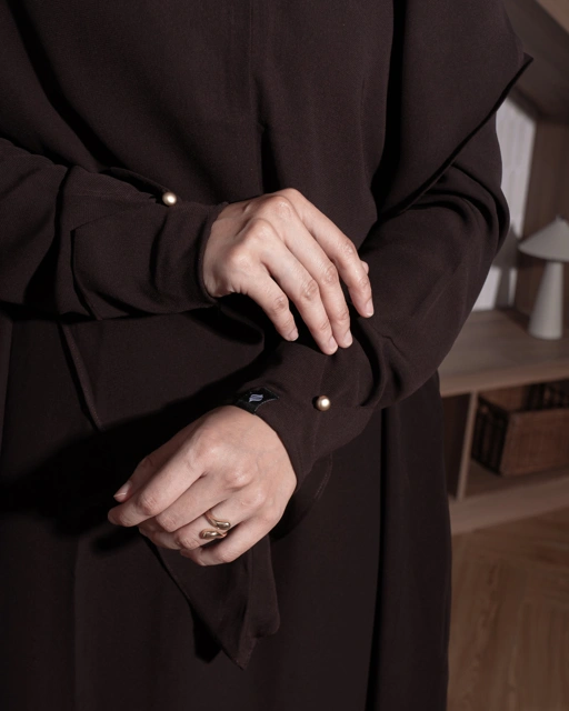 Image of Zayna Dress Bitterchoco- Anti UV