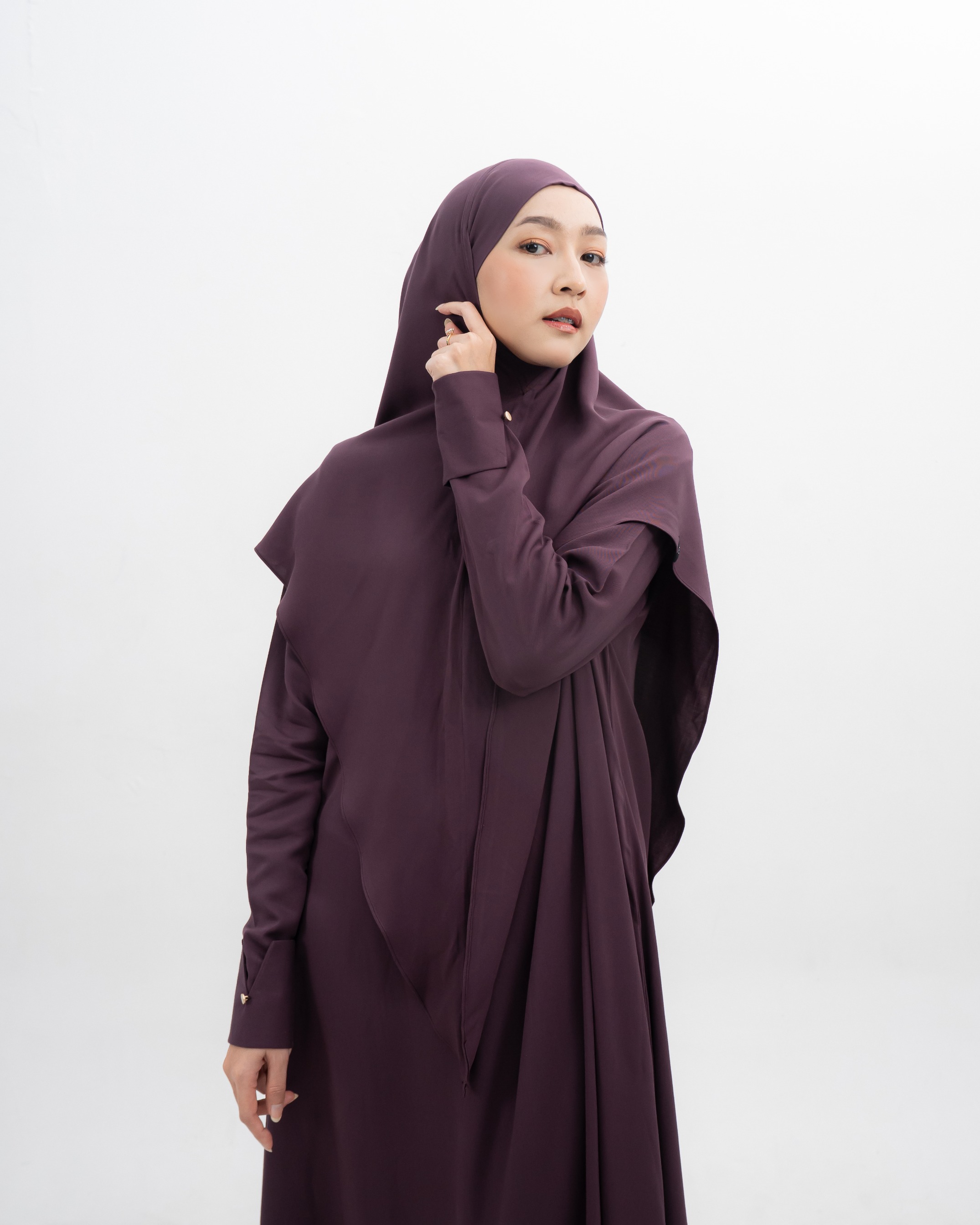 Zayna Dress Mahogany - Anti UV
