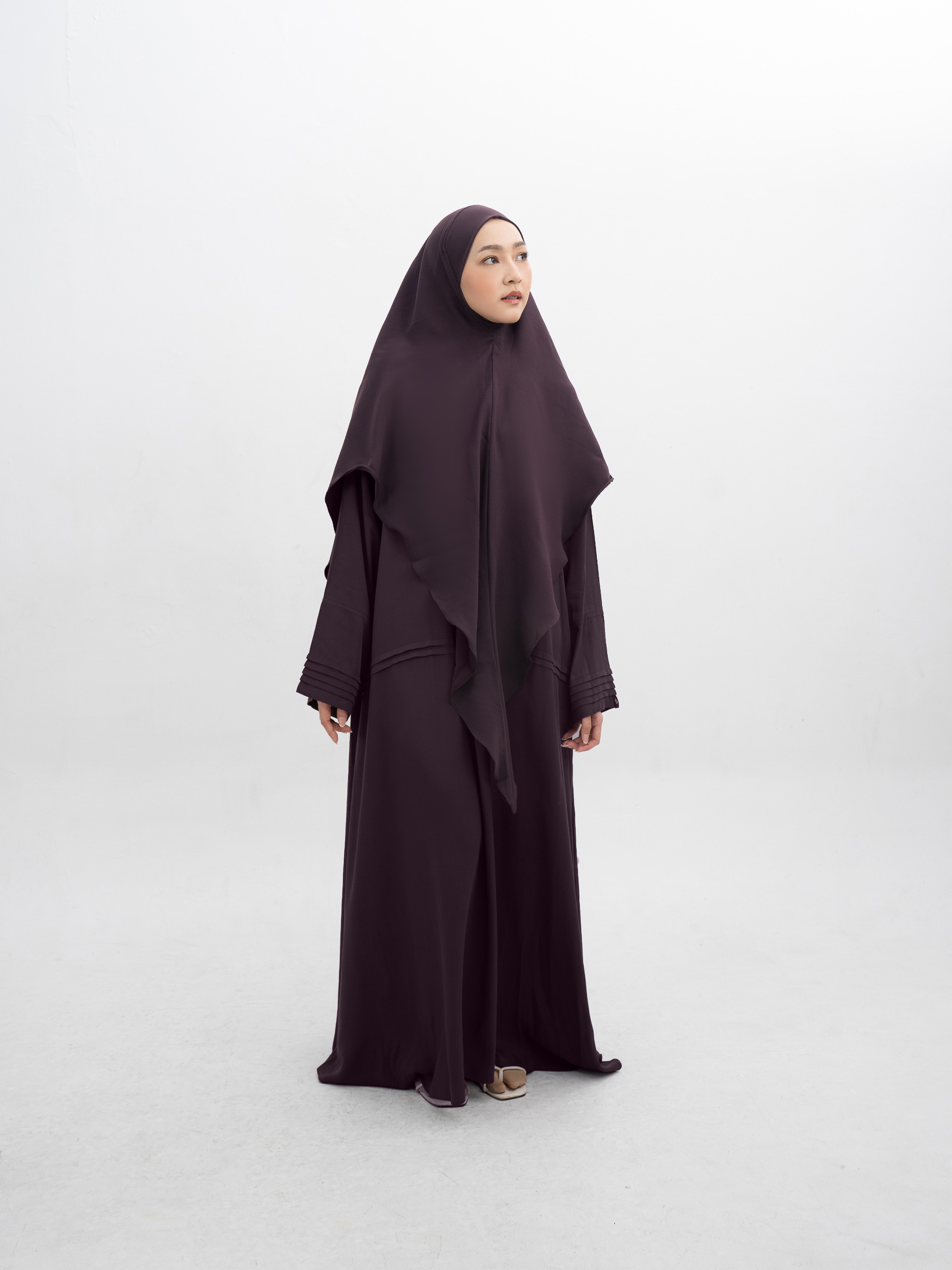 Aluna Dress Mahogany - Anti UV