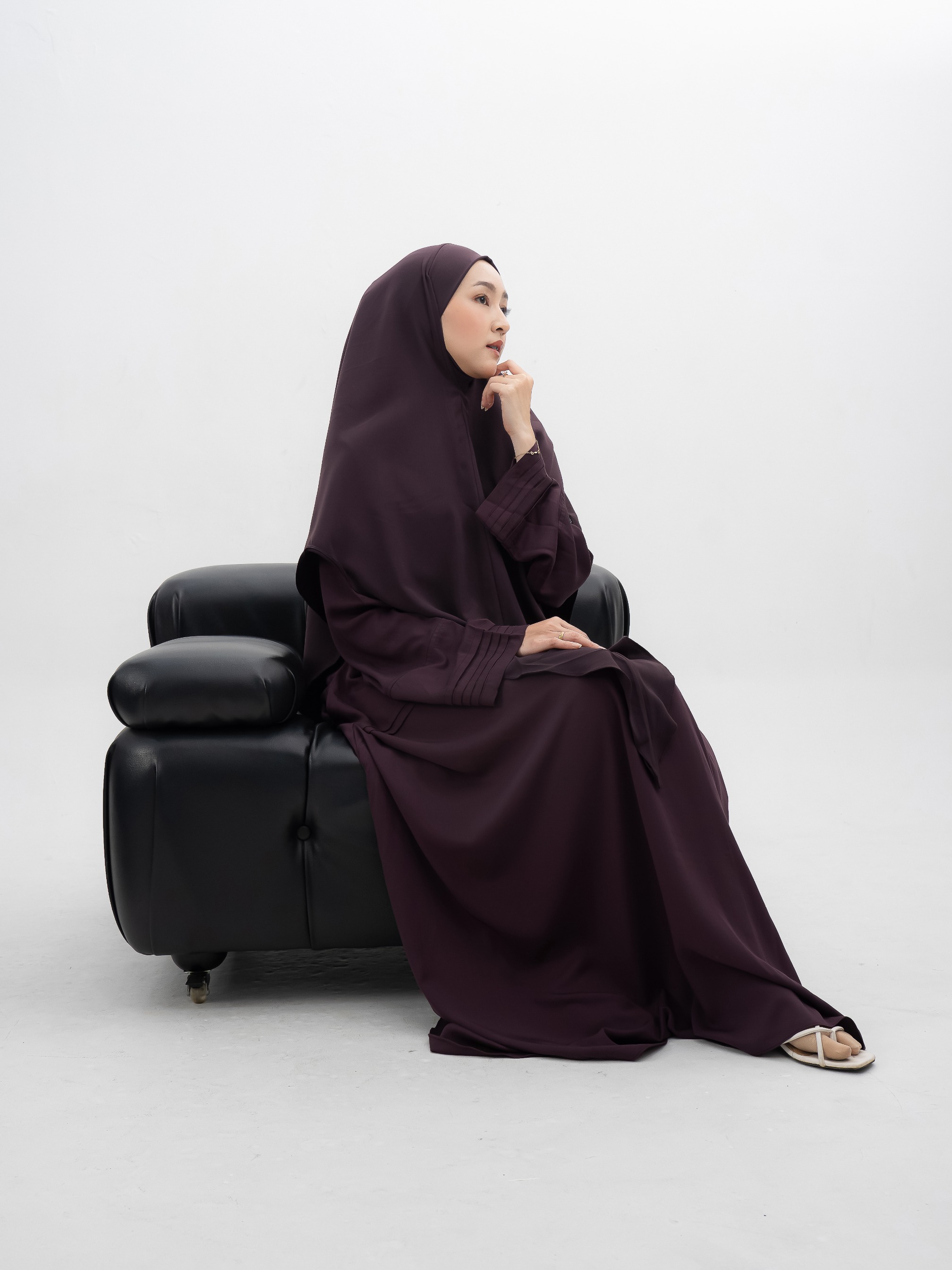 Aluna Dress Mahogany - Anti UV