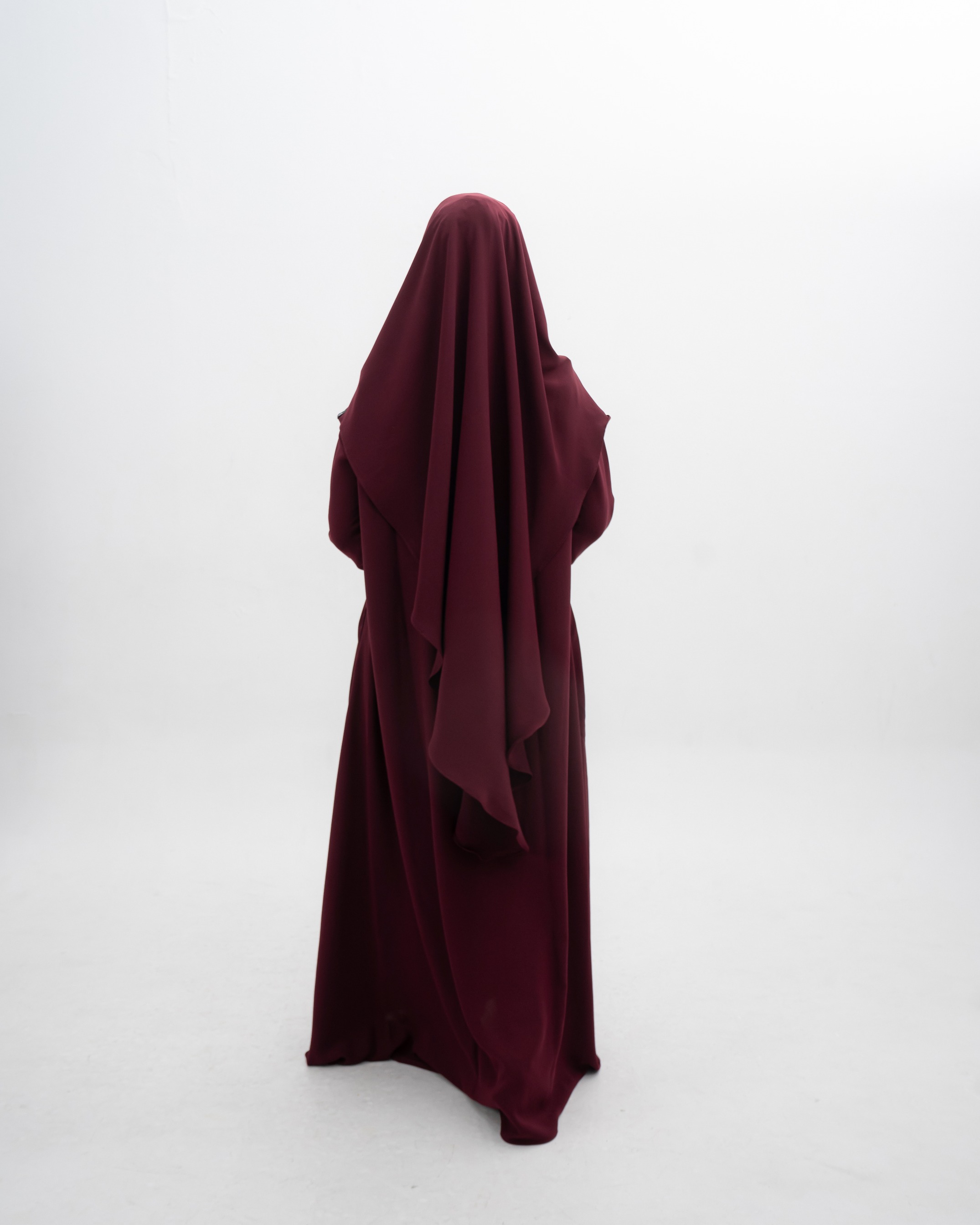 Zayna Dress Maroon - Anti UV