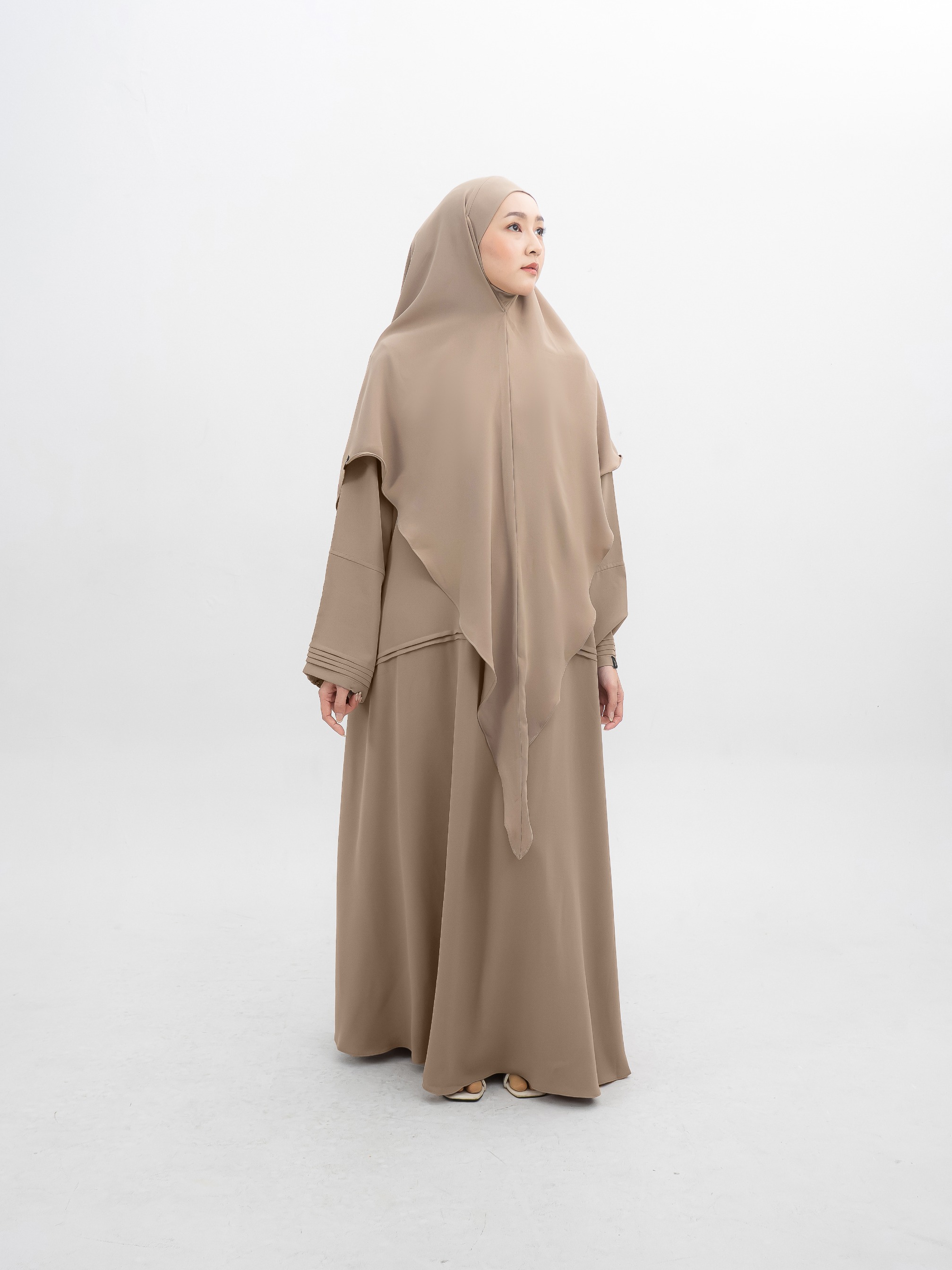 Aluna Dress Beige - Anti UV