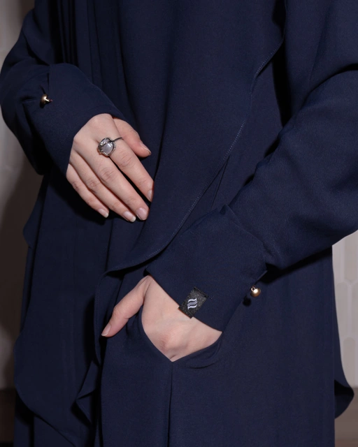 Image of Zayna Dress Navy - Anti UV