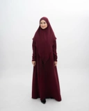 Zayna Dress Maroon - Anti UV