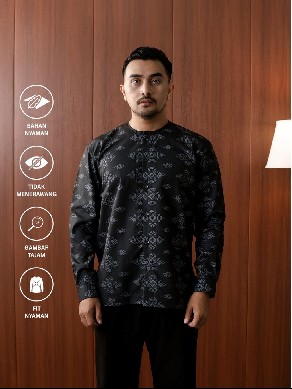 Lakive | Songket | Kemeja Print