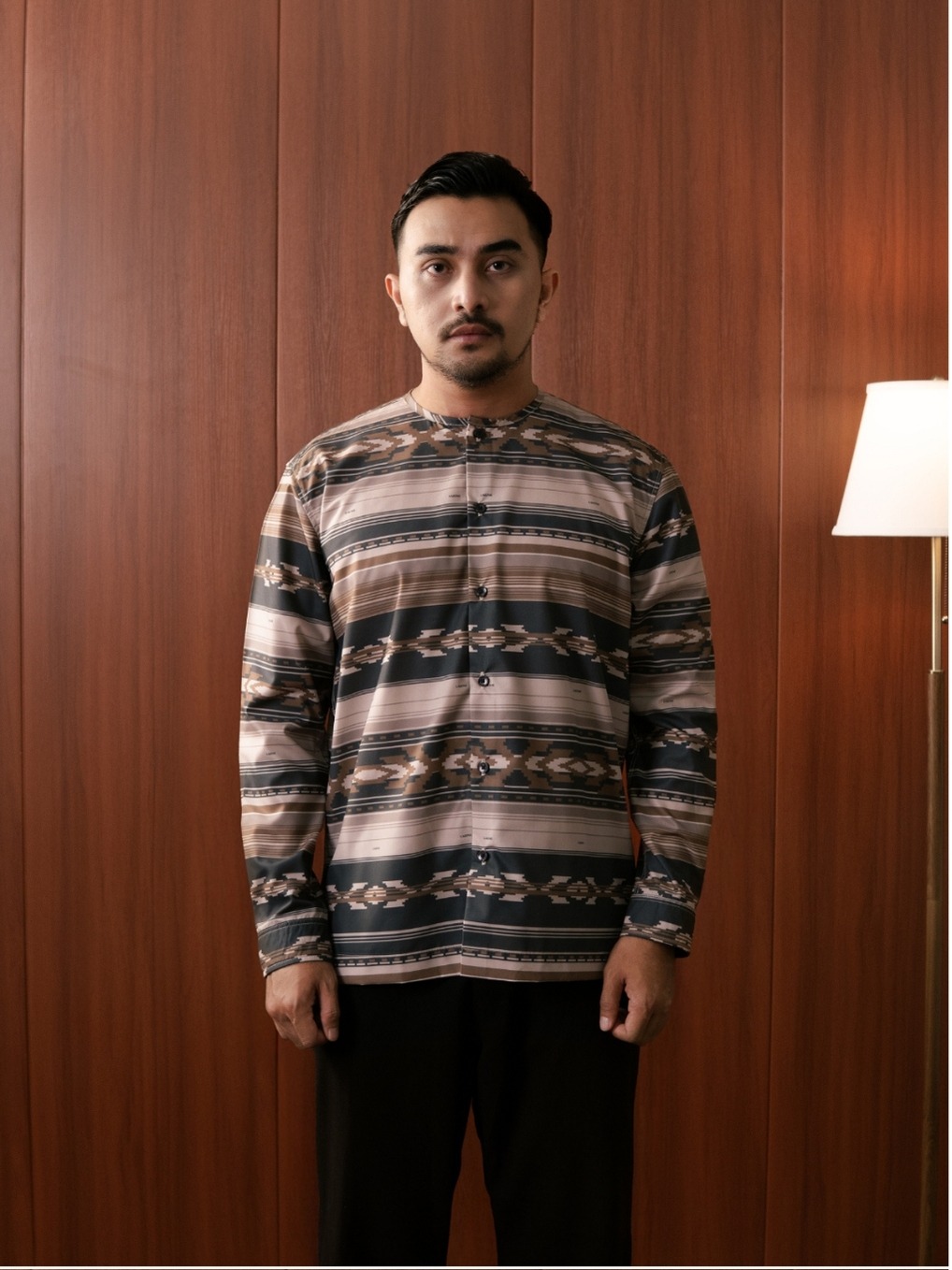 Lakive | Earthone | Kemeja Print