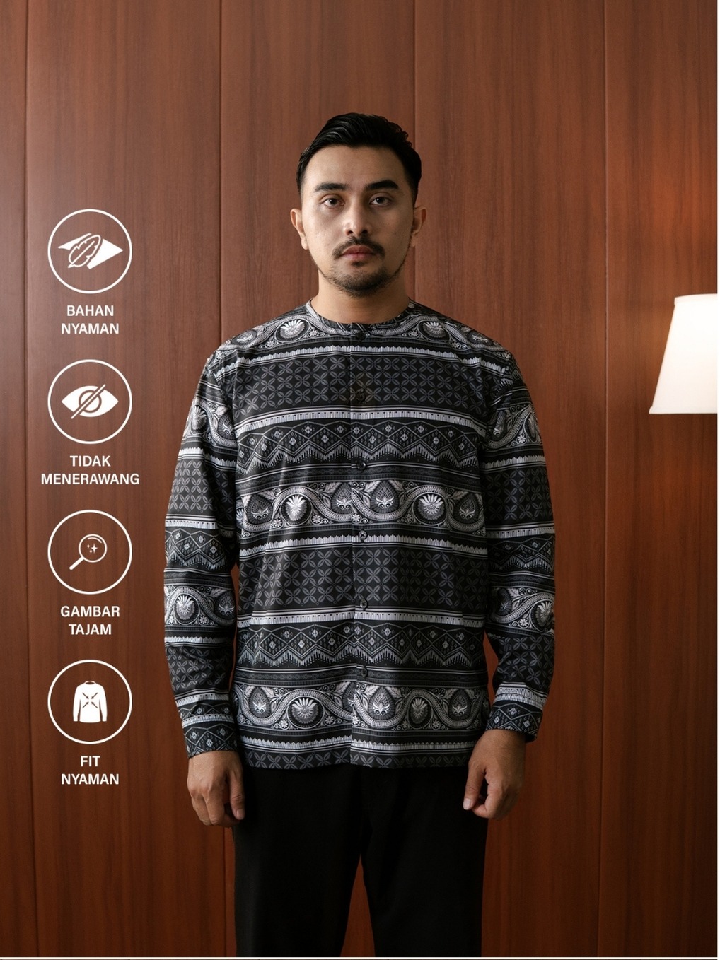 Lakive | Soloman | Kemeja Print