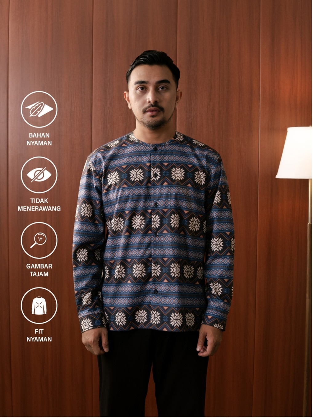 Lakive | Nordic | Kemeja Print