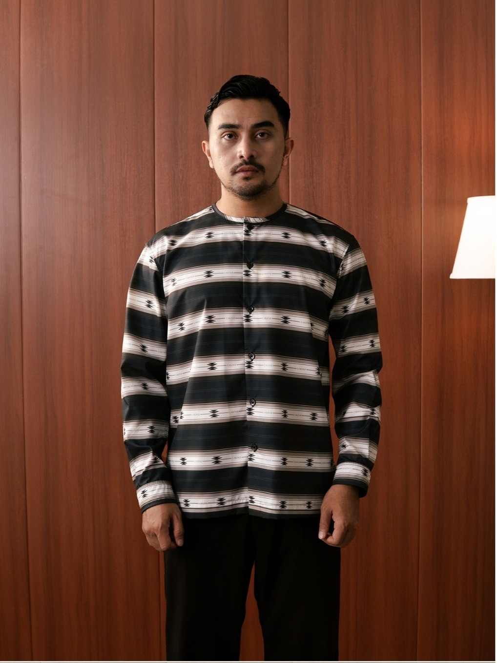Lakive | Browny | Kemeja Print