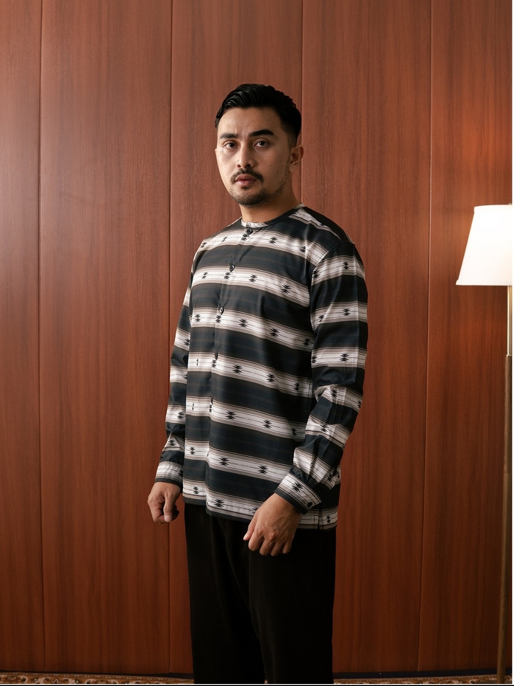 Lakive | Browny | Kemeja Print