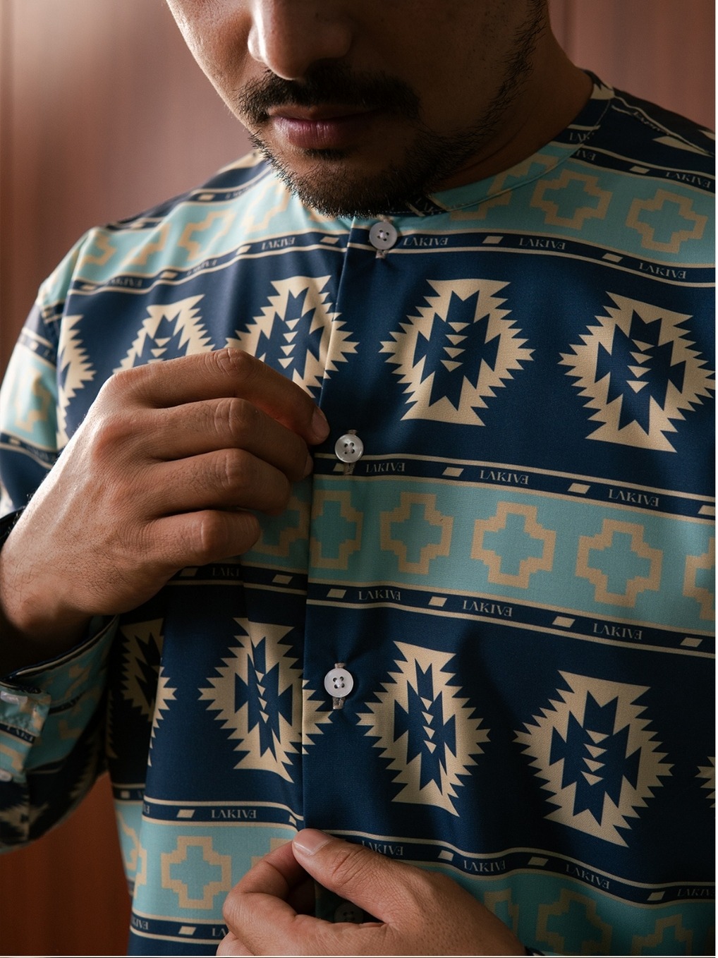 Lakive | Denimo | Kemeja Print
