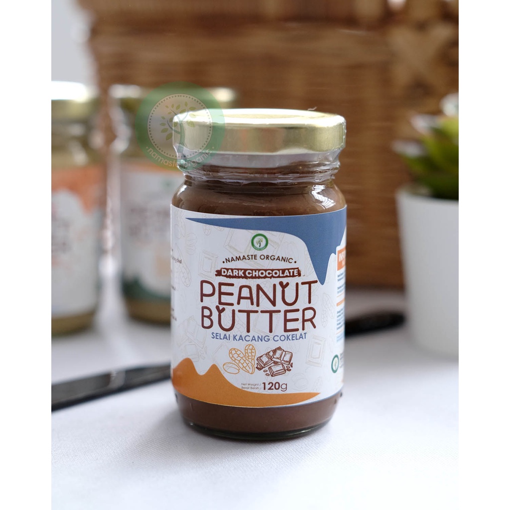 PEANUT BUTTER DARK CHOCOLATE - SELAI KACANG COKLAT 120GR