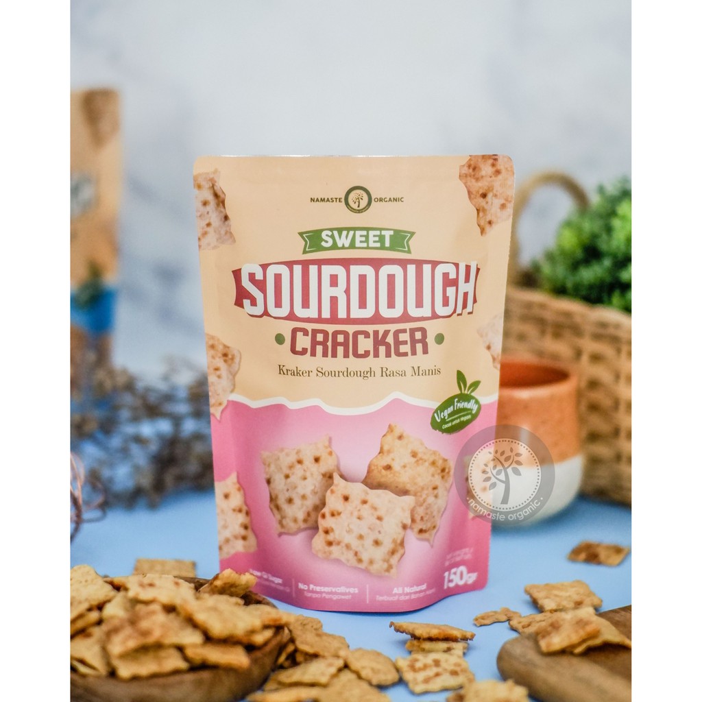 SOURDOUGH CRACKER VEGAN FRIENDLY - SWEET 150GR