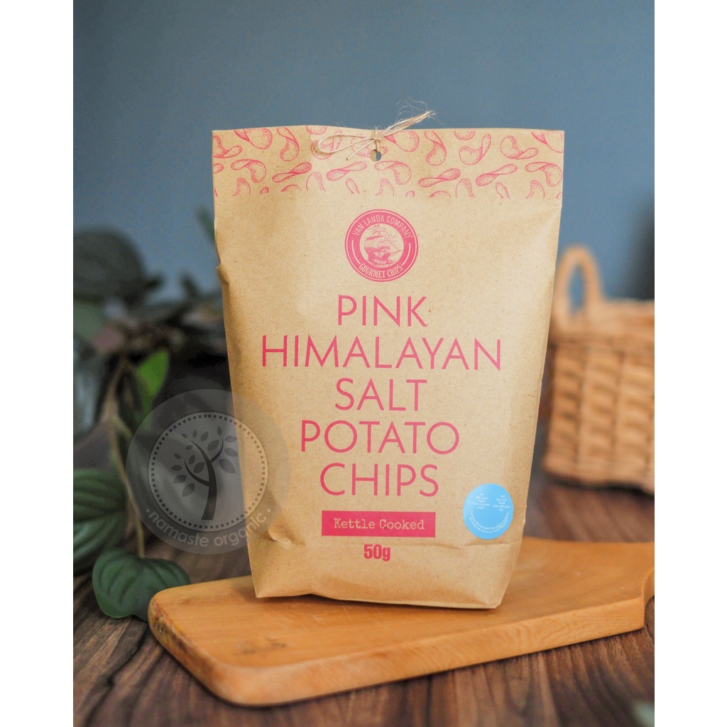 VAN LANDA POTATO CHIPS - PINK SALT HIMALAYAN 50GR
