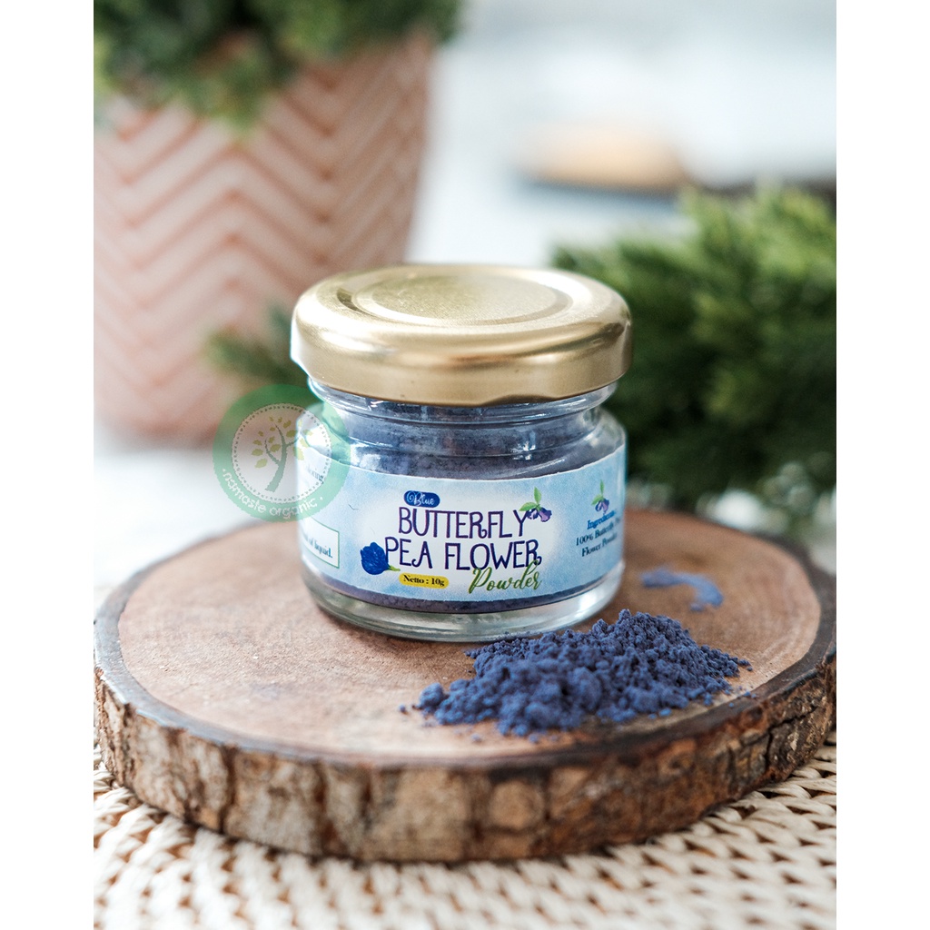 BLUE BUTTERFLY PEA POWDER PREMIUM - BUBUK BUNGA TELANG 10GR