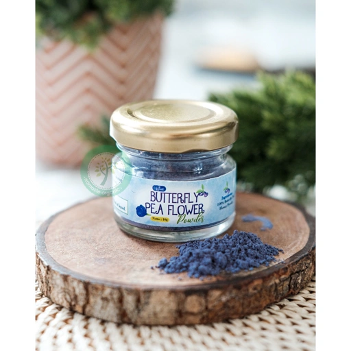 Image of BLUE BUTTERFLY PEA POWDER PREMIUM - BUBUK BUNGA TELANG 10GR