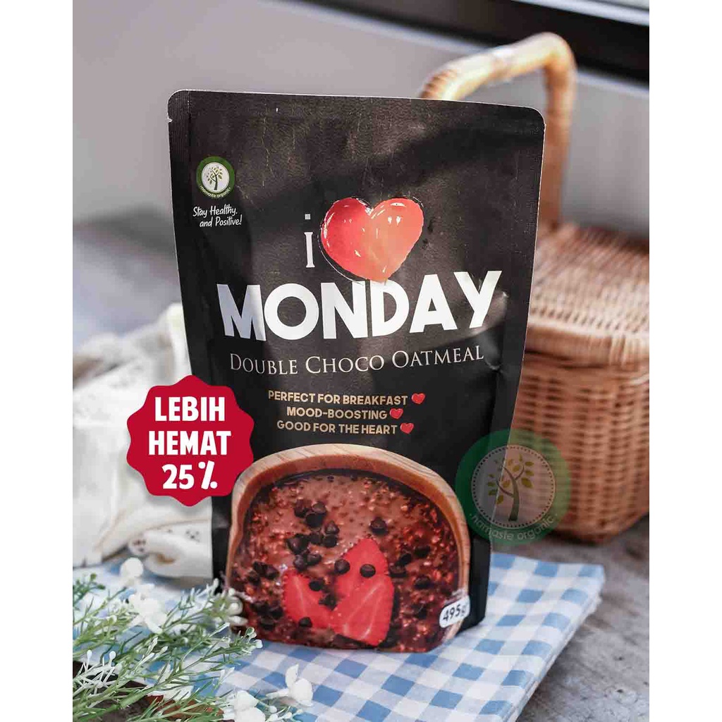 I HEART MONDAY JUMBO - DOUBLE CHOCO OATMEAL 495GR