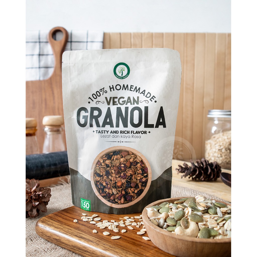 HOMEMADE VEGAN GRANOLA 150GR