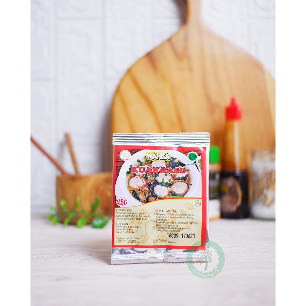 NAFISA BUMBU INSTANT NON MSG - KUAH BASO 28GR