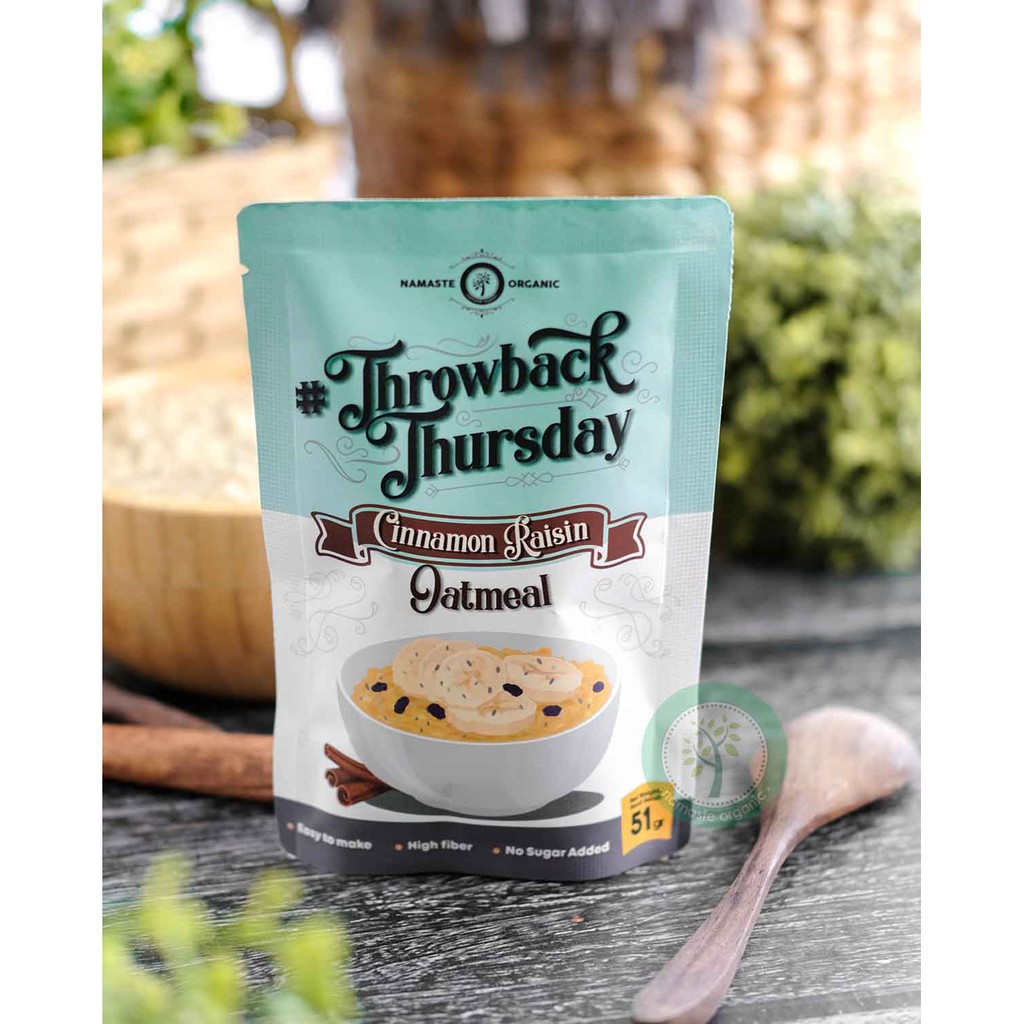 THROWBACK THURSDAY - CINNAMON RAISIN OATMEAL 51GR
