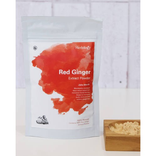 HERBILOGY RED GINGER ECTRACT POWDER - JAHE MERAH 100GR